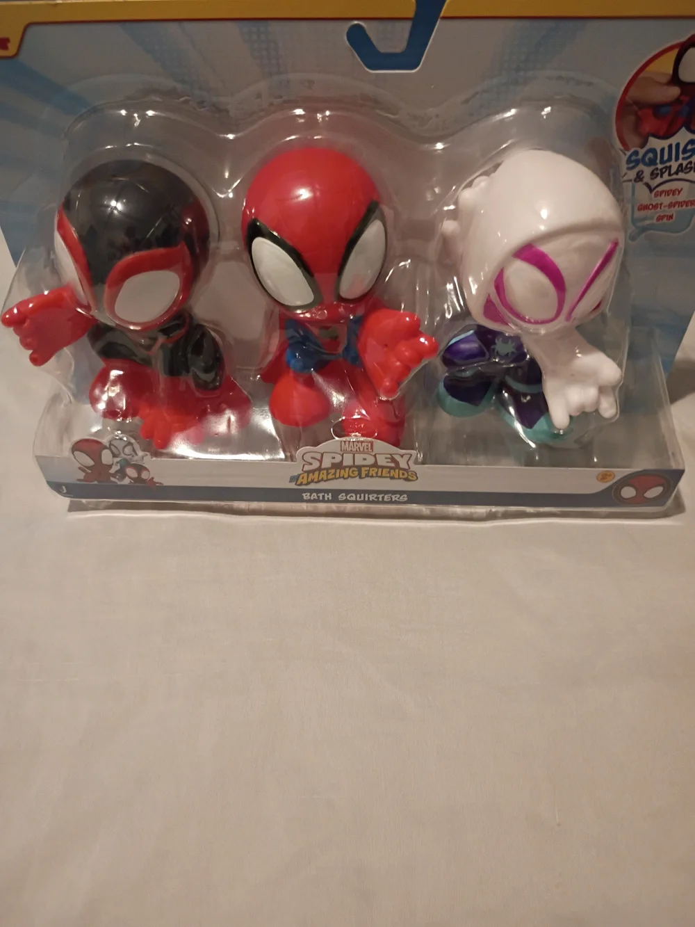Marvel Spidey and His Amazing Friends Bath Squirters - Red, Black, White